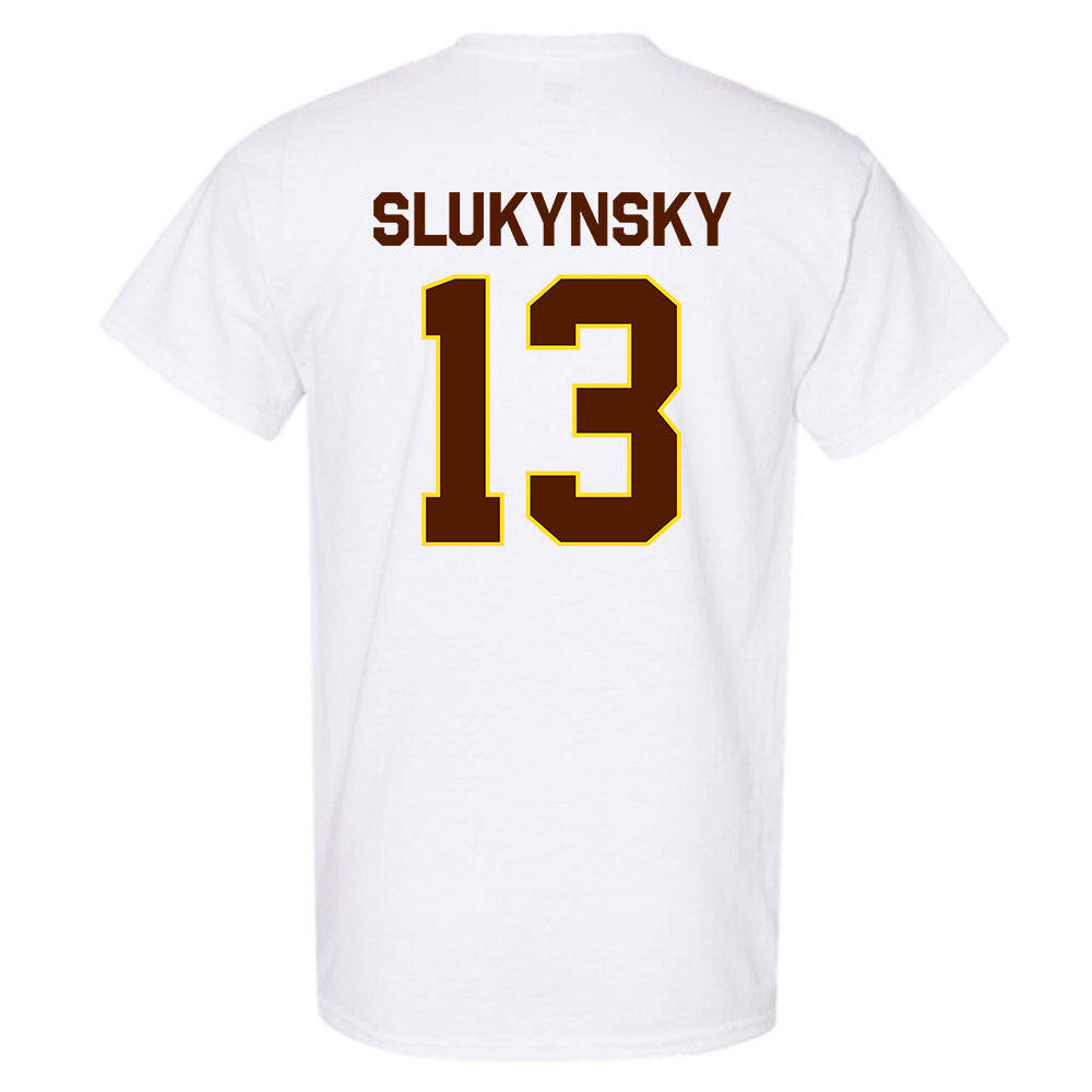 Western Michigan - NCAA Men's Ice Hockey : Grant Slukynsky - Classic Shersey T-Shirt-1