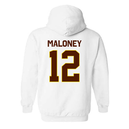 Western Michigan - NCAA Baseball : Michael Maloney - Classic Shersey Hooded Sweatshirt-1