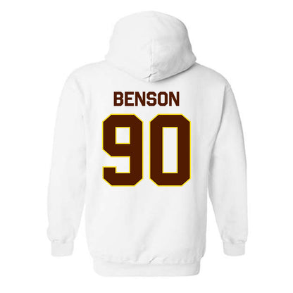 Western Michigan - NCAA Football : Jori Benson - Classic Shersey Hooded Sweatshirt-1
