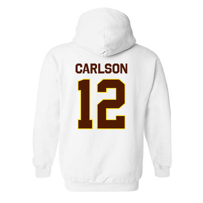 Western Michigan - NCAA Women's Basketball : Alli Carlson - Classic Shersey Hooded Sweatshirt-1
