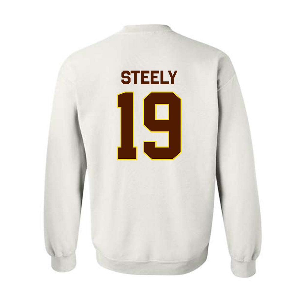 Western Michigan - NCAA Football : Braden Steely - Classic Shersey Crewneck Sweatshirt-1