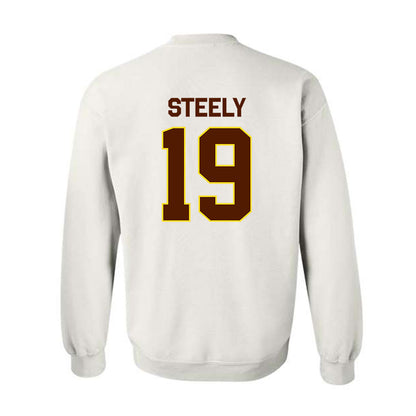 Western Michigan - NCAA Football : Braden Steely - Classic Shersey Crewneck Sweatshirt-1