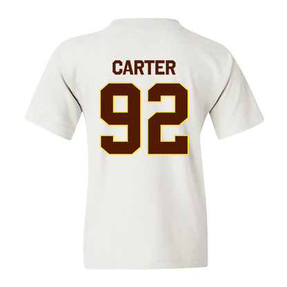 Western Michigan - NCAA Football : Gian Carter - Classic Shersey Youth T-Shirt-1