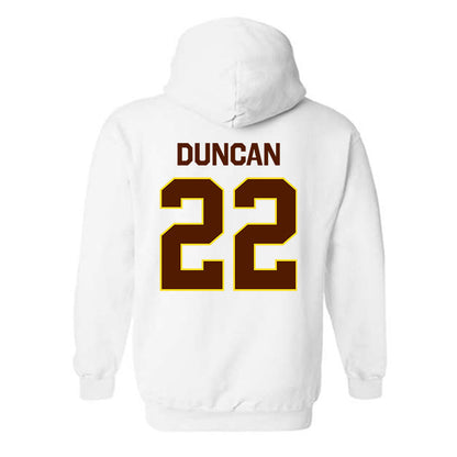 Western Michigan - NCAA Softball : Bella Duncan - Classic Shersey Hooded Sweatshirt-1