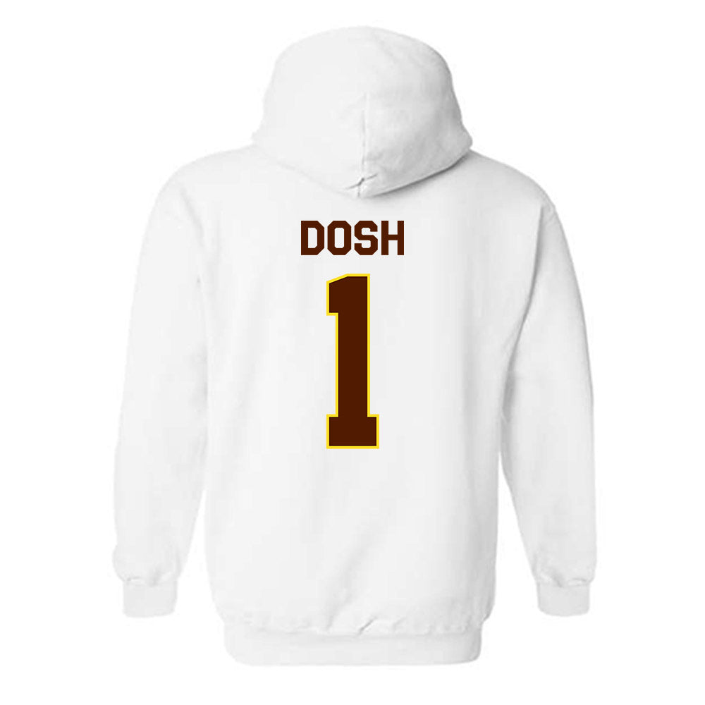Western Michigan - NCAA Football : Jaxson Dosh - Classic Shersey Hooded Sweatshirt-1