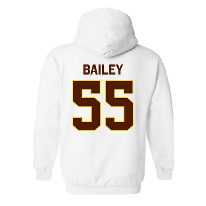 Western Michigan - NCAA Football : Jacob Bailey - Classic Shersey Hooded Sweatshirt-1