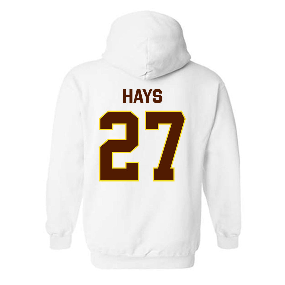 Western Michigan - NCAA Football : JR Hays - Classic Shersey Hooded Sweatshirt-1