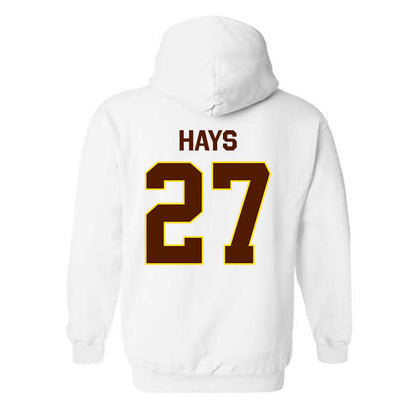 Western Michigan - NCAA Football : JR Hays - Classic Shersey Hooded Sweatshirt-1