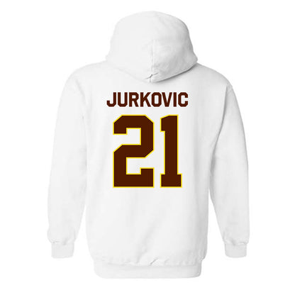 Western Michigan - NCAA Women's Volleyball : Mia Jurkovic - Classic Shersey Hooded Sweatshirt-1