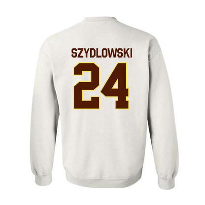 Western Michigan - NCAA Men's Ice Hockey : Garrett Szydlowski - Classic Shersey Crewneck Sweatshirt-1