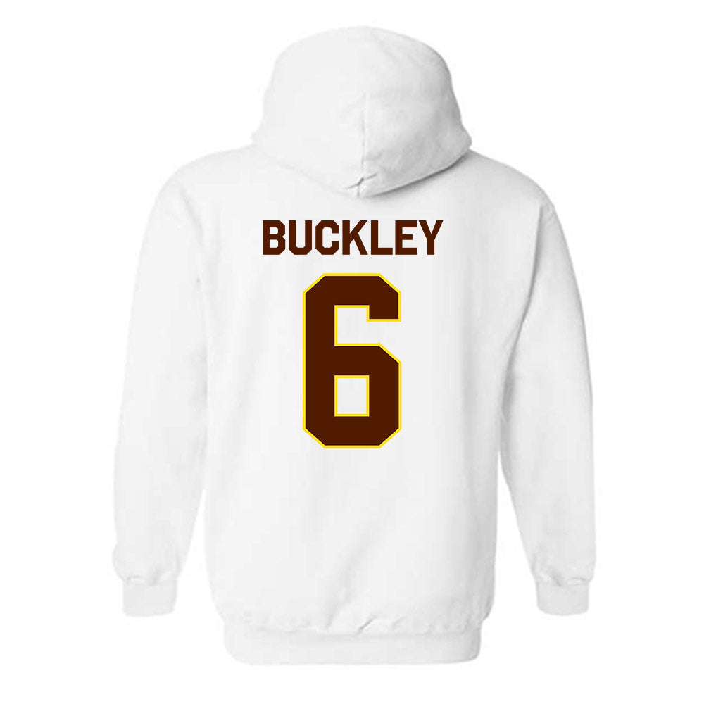 Western Michigan - NCAA Football : Jalen Buckley - Classic Shersey Hooded Sweatshirt-1