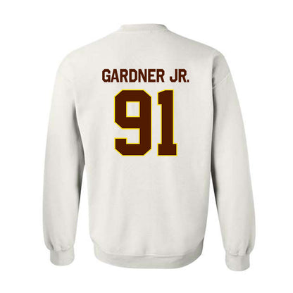 Western Michigan - NCAA Football : Scoop Gardner Jr. - Classic Shersey Crewneck Sweatshirt-1