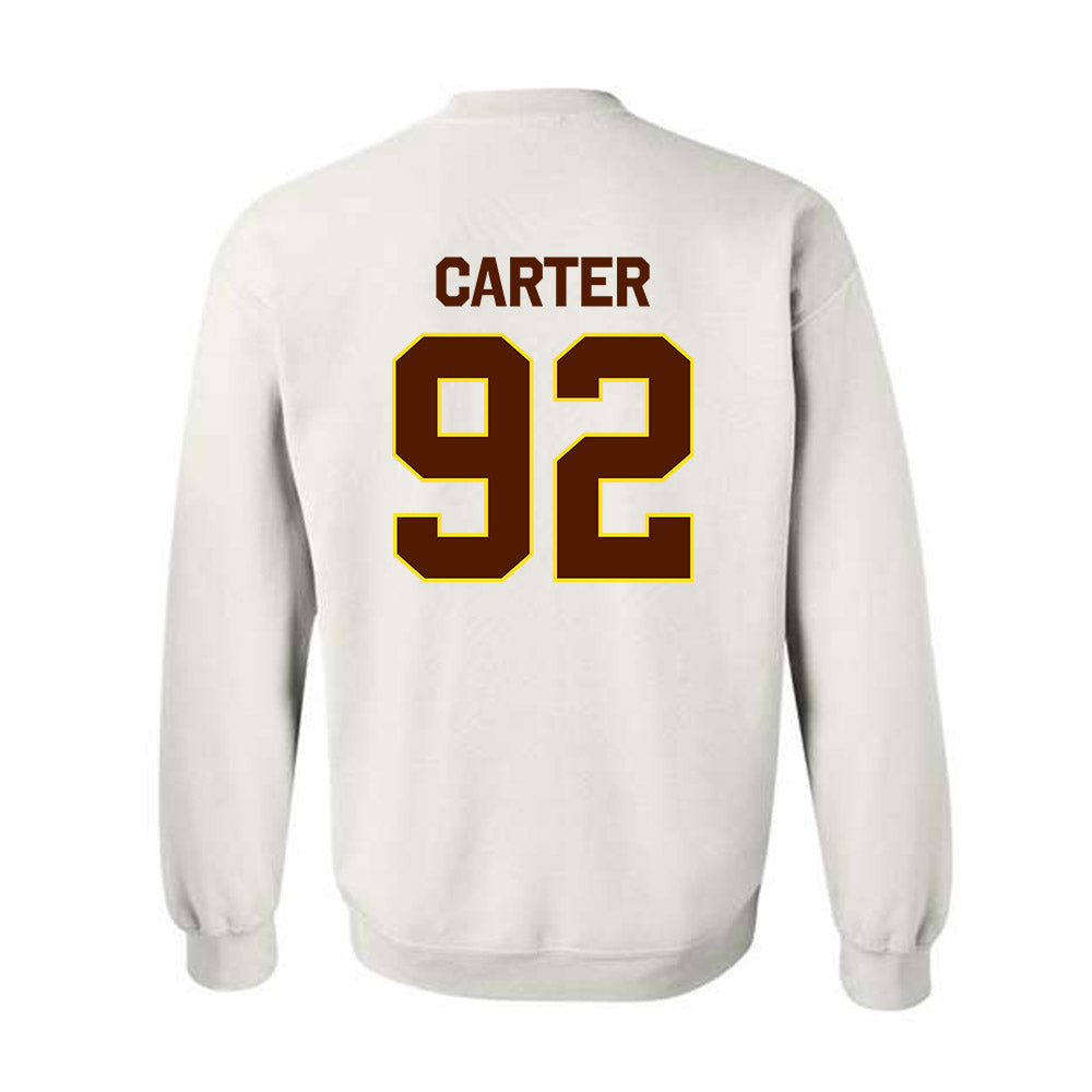 Western Michigan - NCAA Football : Gian Carter - Classic Shersey Crewneck Sweatshirt-1