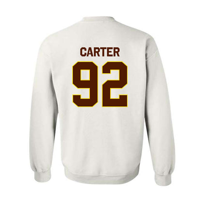 Western Michigan - NCAA Football : Gian Carter - Classic Shersey Crewneck Sweatshirt-1