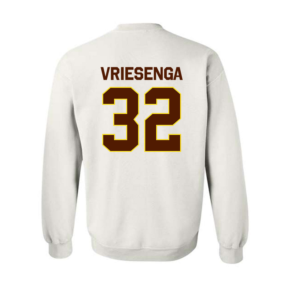 Western Michigan - NCAA Baseball : Zach Vriesenga - Classic Shersey Crewneck Sweatshirt-1