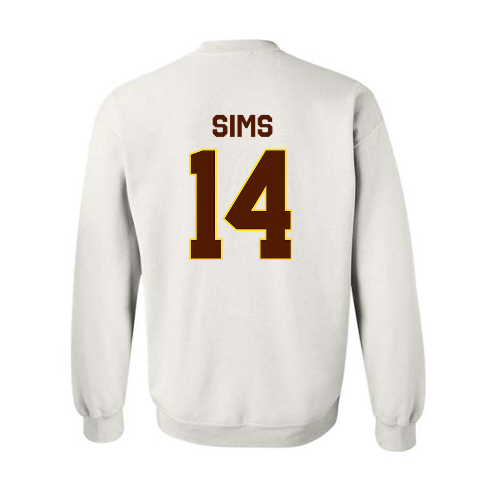 Western Michigan - NCAA Football : Jarvarius Sims - Classic Shersey Crewneck Sweatshirt-1