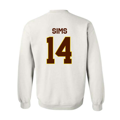Western Michigan - NCAA Football : Jarvarius Sims - Classic Shersey Crewneck Sweatshirt-1