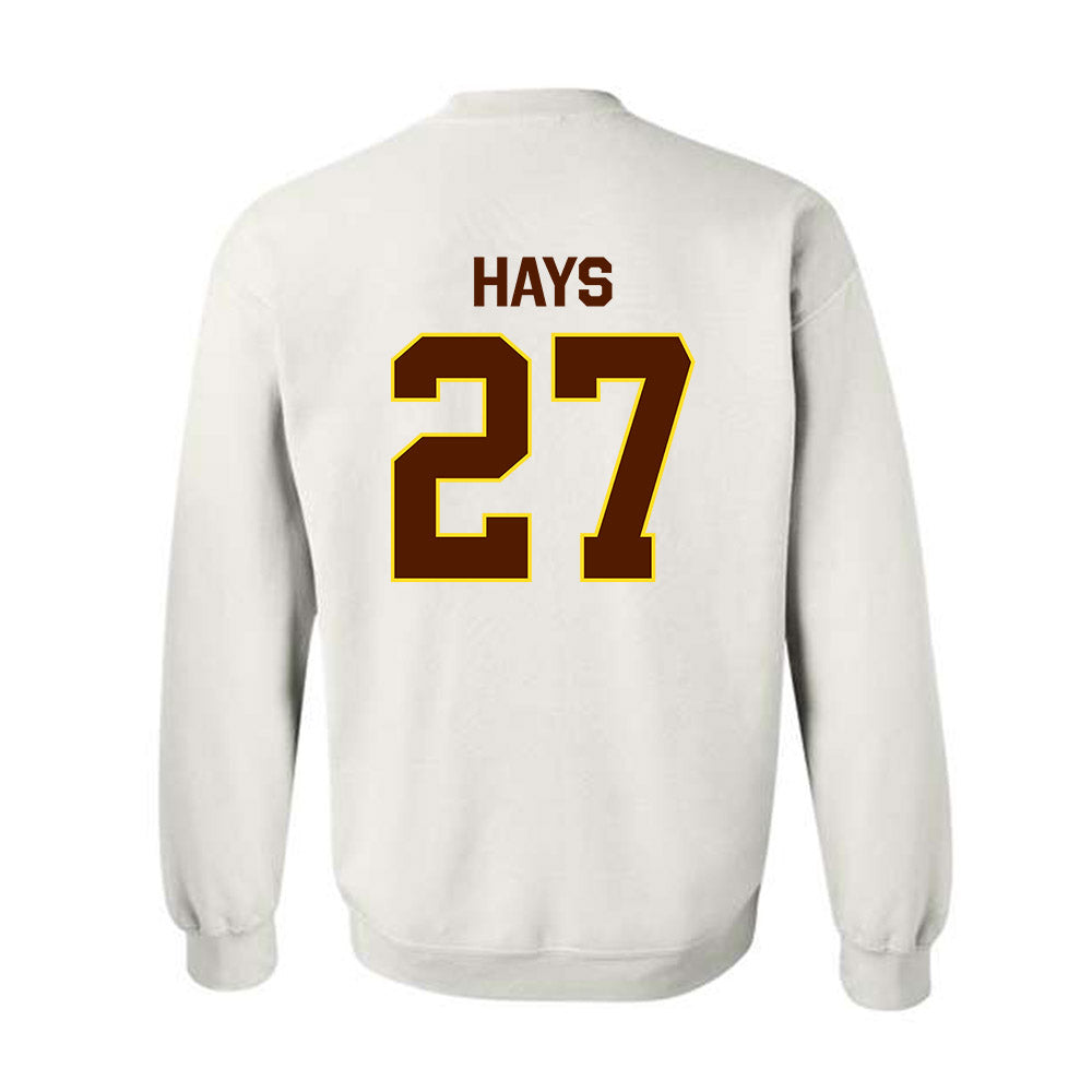 Western Michigan - NCAA Football : JR Hays - Classic Shersey Crewneck Sweatshirt-1
