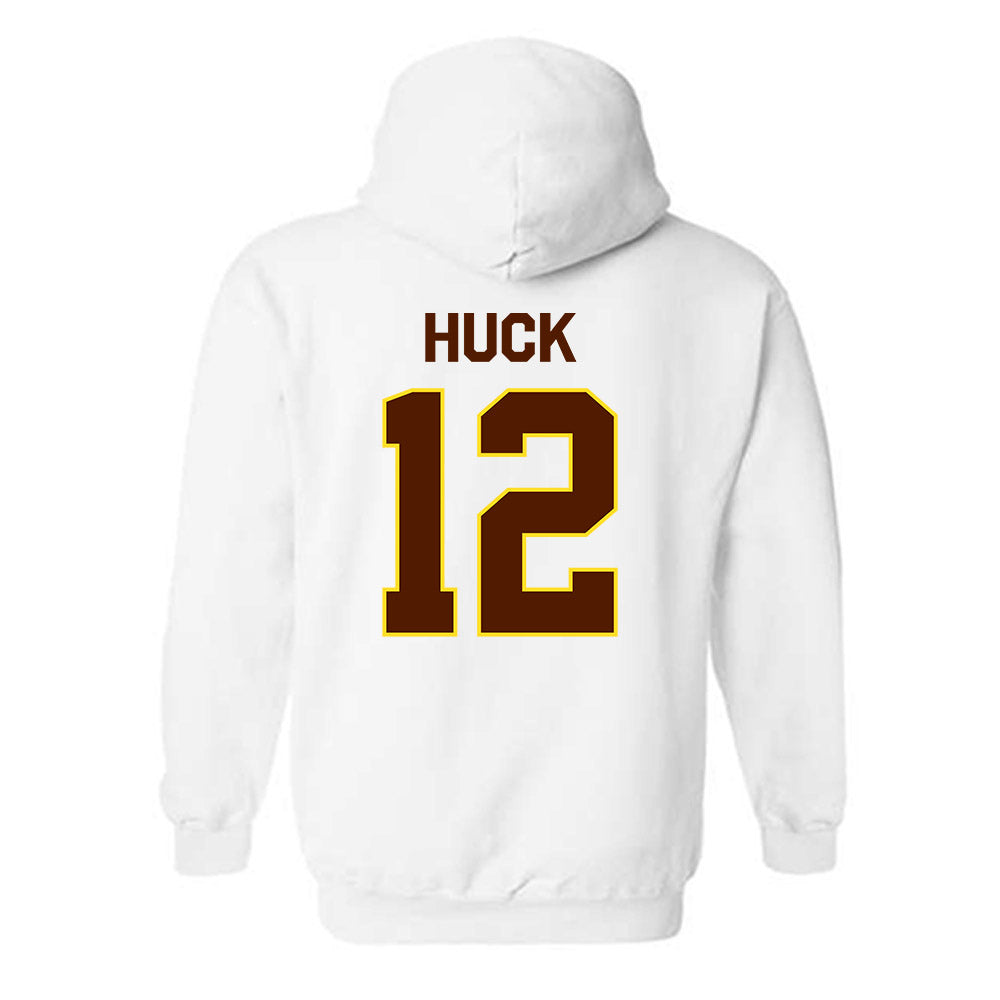 Western Michigan - NCAA Men's Ice Hockey : Samuel Huck - Classic Shersey Hooded Sweatshirt-1