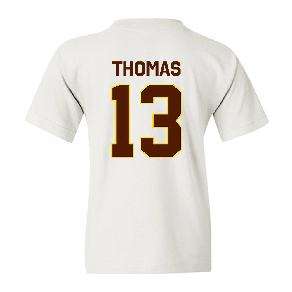 Western Michigan - NCAA Football : Jordon Thomas - Classic Shersey Youth T-Shirt-1