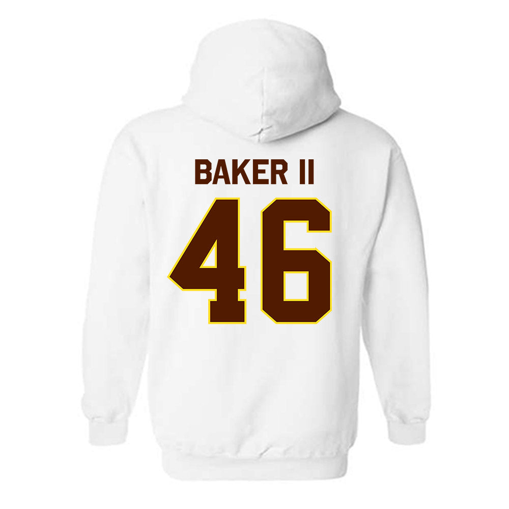 Western Michigan - NCAA Football : Max Baker II - Classic Shersey Hooded Sweatshirt-1