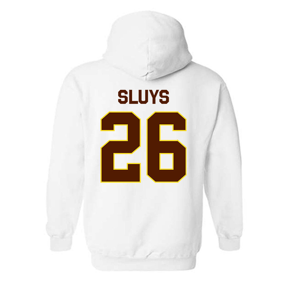 Western Michigan - NCAA Men's Ice Hockey : Jamison Sluys - Classic Shersey Hooded Sweatshirt-1
