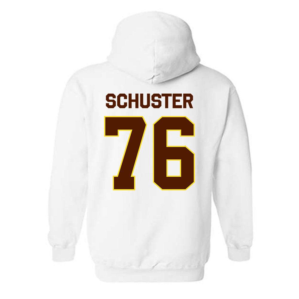 Western Michigan - NCAA Football : Chad Schuster - Classic Shersey Hooded Sweatshirt-1