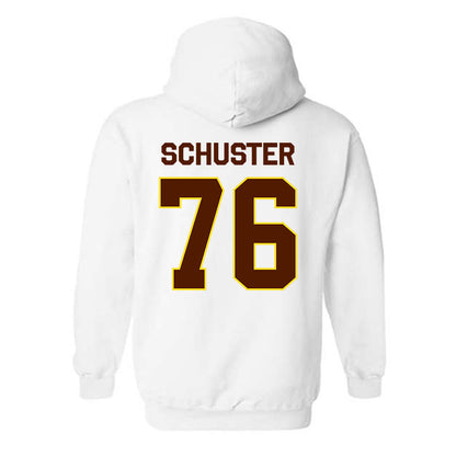 Western Michigan - NCAA Football : Chad Schuster - Classic Shersey Hooded Sweatshirt-1