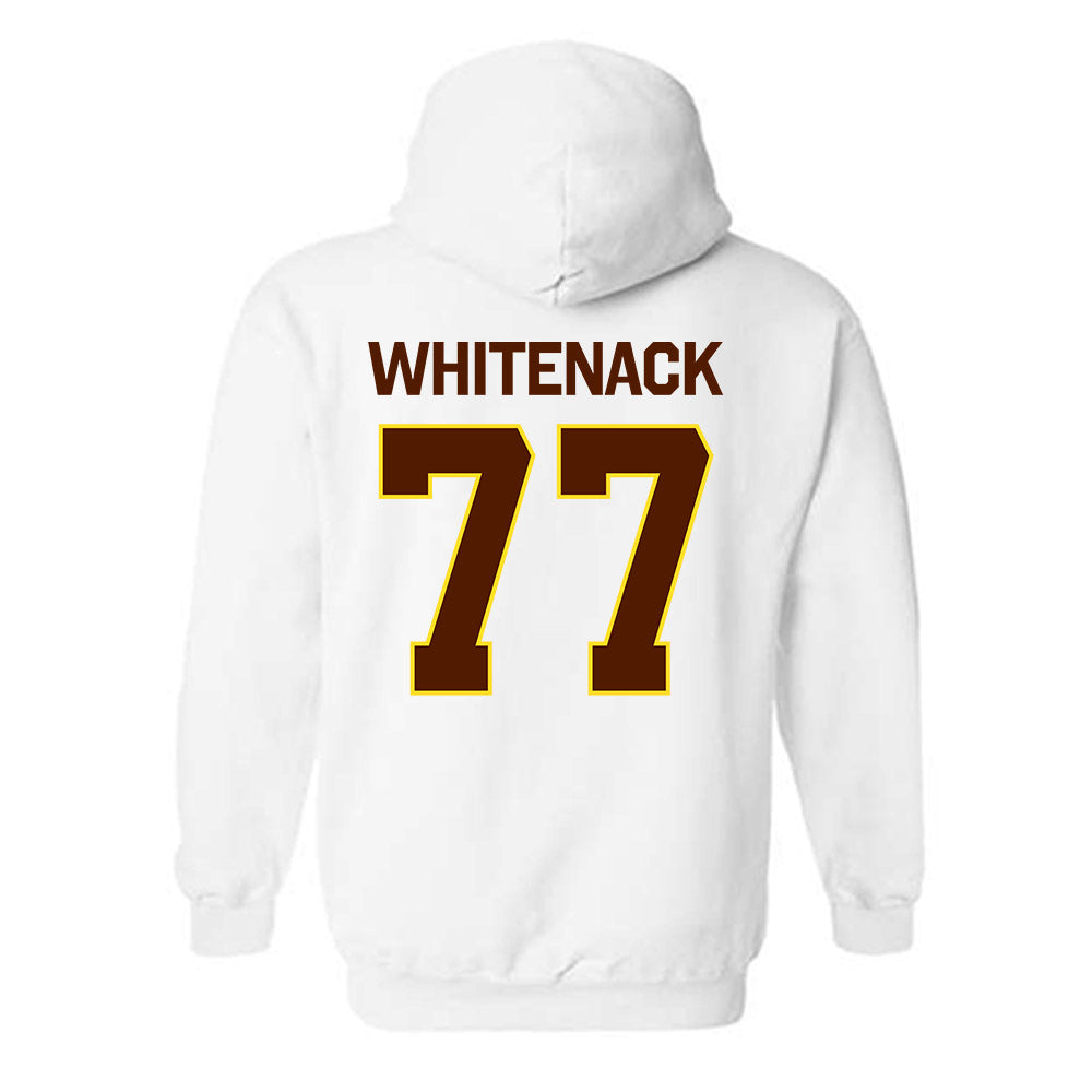 Western Michigan - NCAA Football : Hunter Whitenack - Classic Shersey Hooded Sweatshirt-1