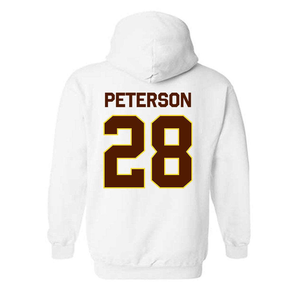 Western Michigan - NCAA Football : Will Peterson - Classic Shersey Hooded Sweatshirt-1