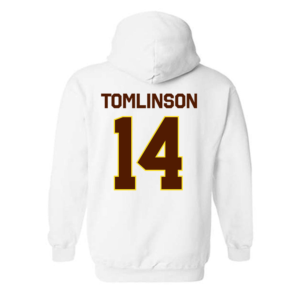 Western Michigan - NCAA Baseball : Ty Tomlinson - Classic Shersey Hooded Sweatshirt-1