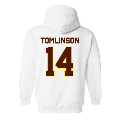 Western Michigan - NCAA Baseball : Ty Tomlinson - Classic Shersey Hooded Sweatshirt-1