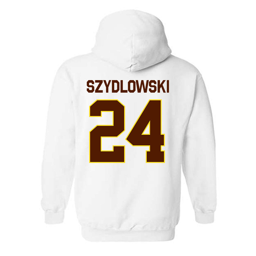 Western Michigan - NCAA Men's Ice Hockey : Garrett Szydlowski - Classic Shersey Hooded Sweatshirt-1