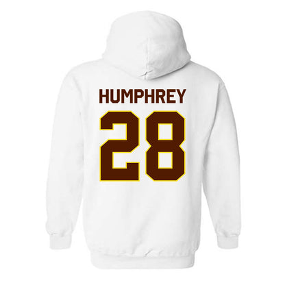Western Michigan - NCAA Men's Ice Hockey : Ryan Humphrey - Classic Shersey Hooded Sweatshirt-1