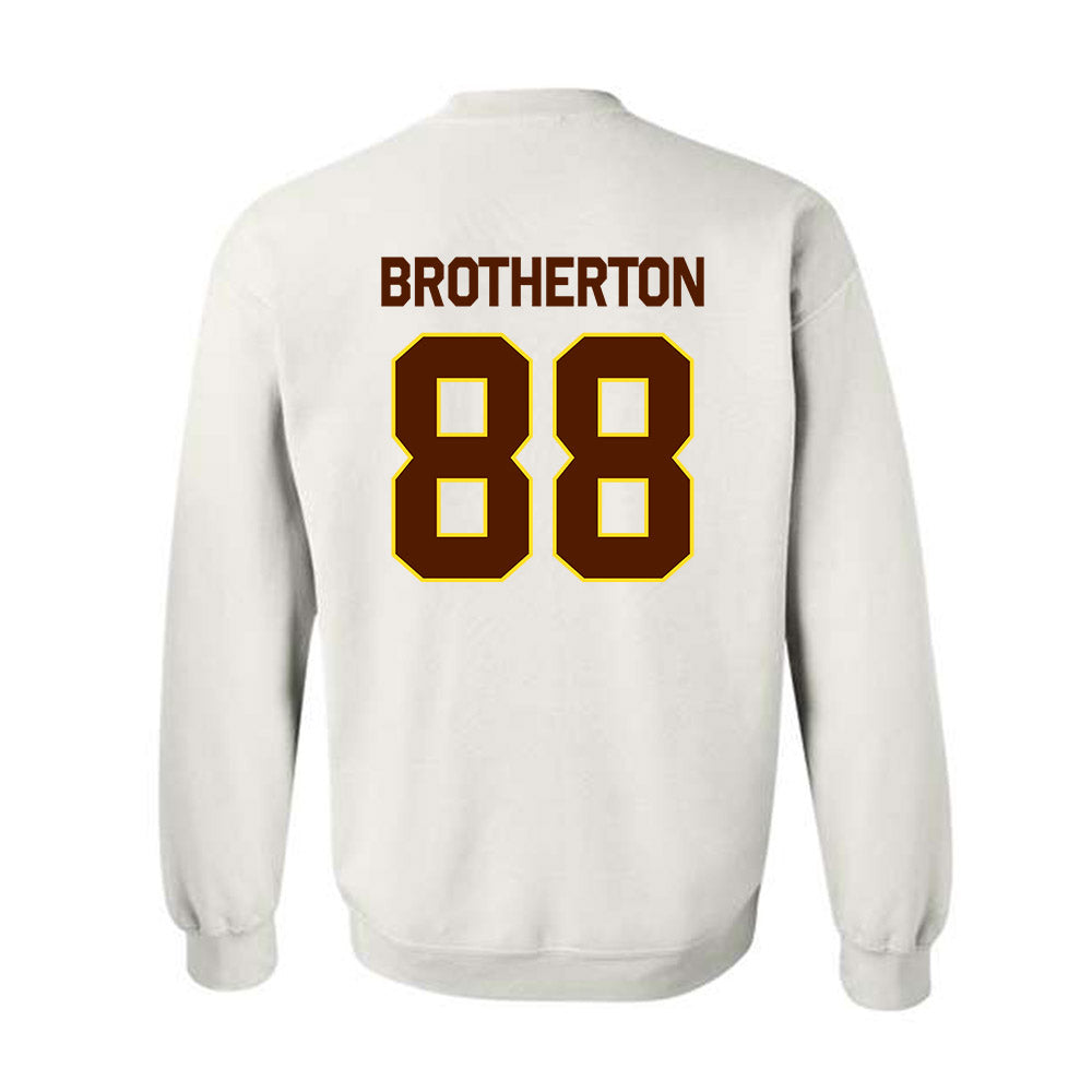 Western Michigan - NCAA Football : Ryan Brotherton - Classic Shersey Crewneck Sweatshirt-1