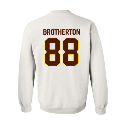 Western Michigan - NCAA Football : Ryan Brotherton - Classic Shersey Crewneck Sweatshirt-1