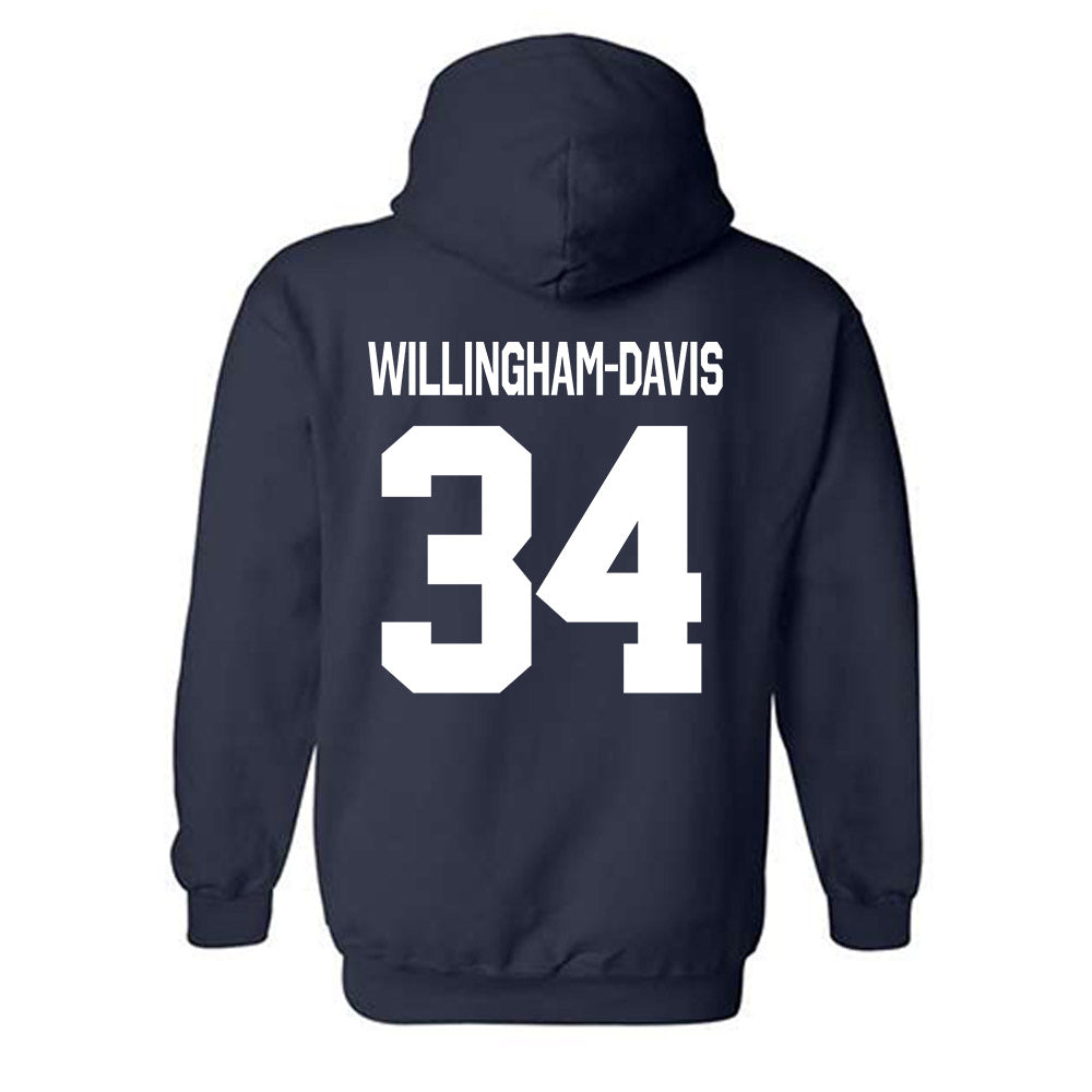 Butler - NCAA Football : Zac Willingham-Davis - Classic Shersey Hooded Sweatshirt-1