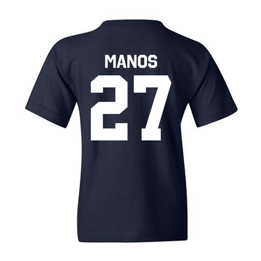 Butler - NCAA Baseball : JJ Manos - Classic Shersey Youth T-Shirt-1