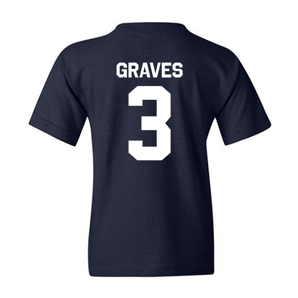 Butler - NCAA Women's Soccer : Chrissy Graves - Classic Shersey Youth T-Shirt-1