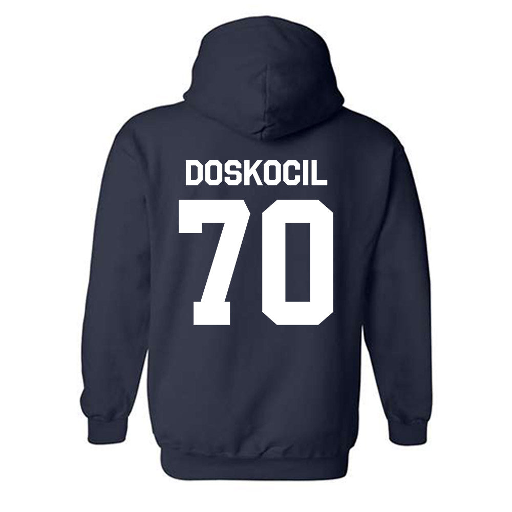 Butler - NCAA Football : Kirk Doskocil - Classic Shersey Hooded Sweatshirt-1