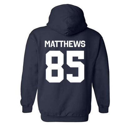 Butler - NCAA Football : Blake Matthews - Classic Shersey Hooded Sweatshirt-1