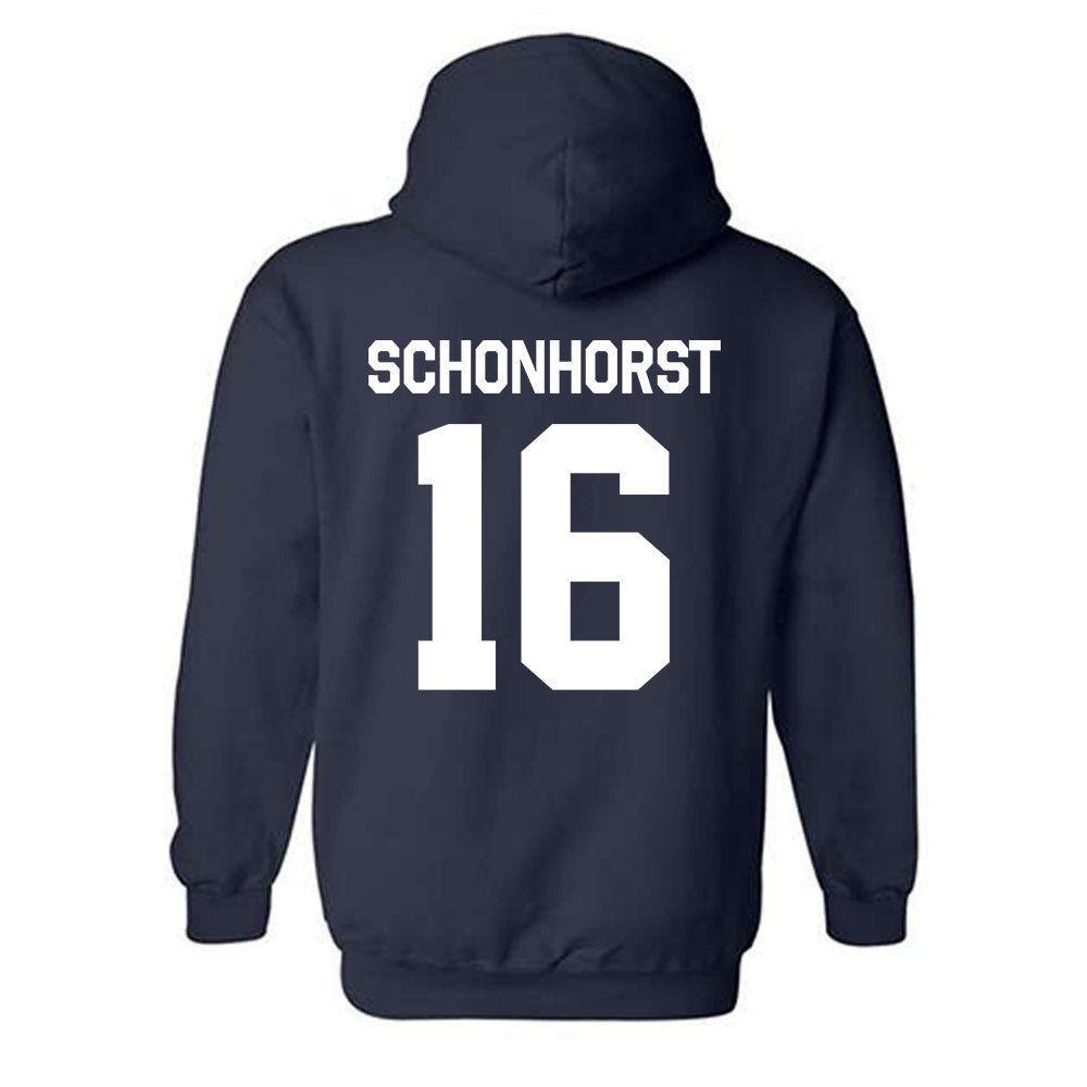 Butler - NCAA Football : Blair Schonhorst - Classic Shersey Hooded Sweatshirt-1