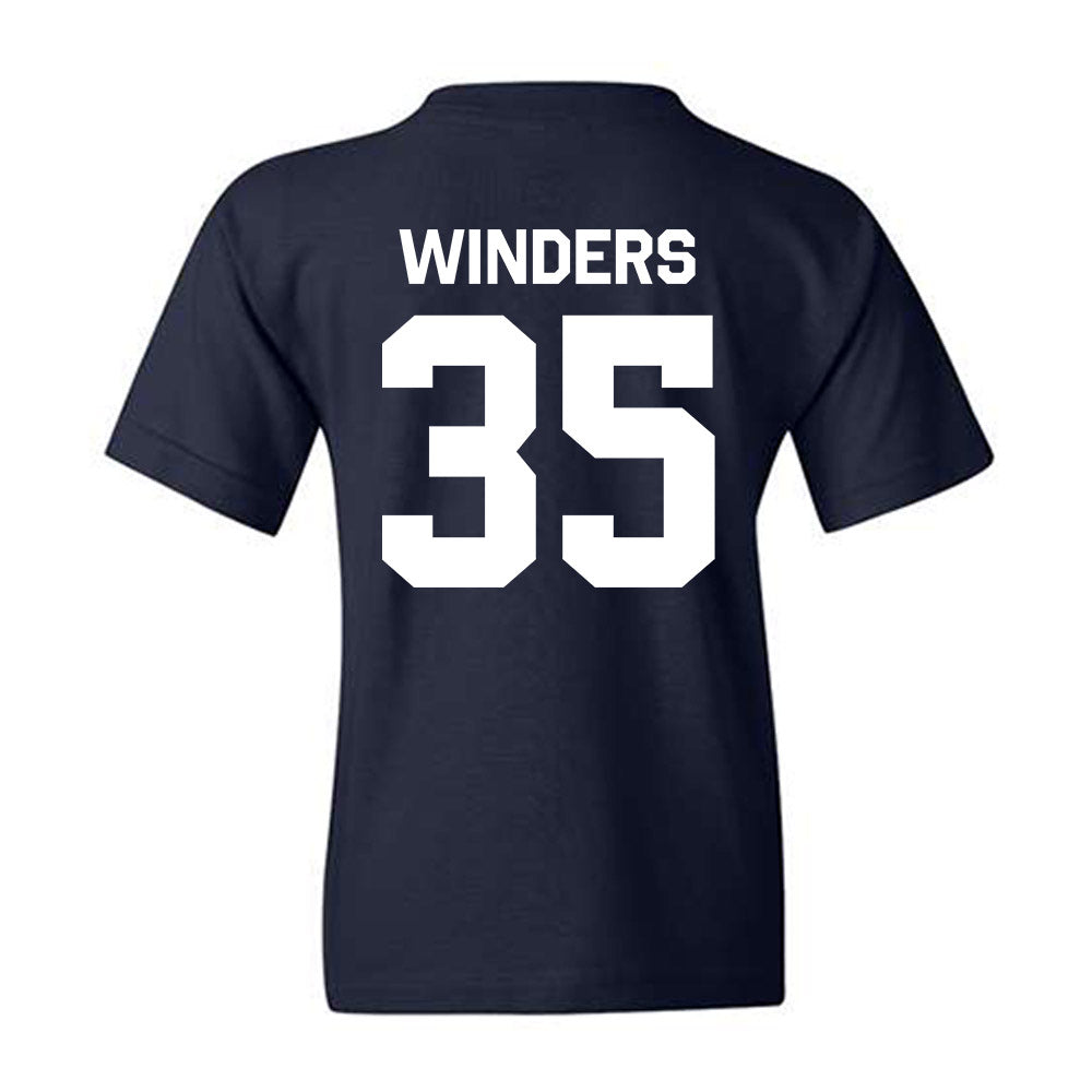 Butler - NCAA Baseball : Max Winders - Classic Shersey Youth T-Shirt-1