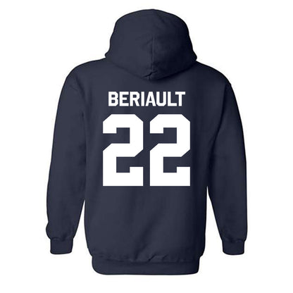 Butler - NCAA Football : Madden Beriault - Classic Shersey Hooded Sweatshirt-1