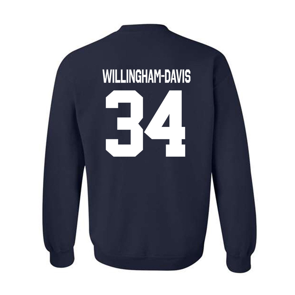 Butler - NCAA Football : Zac Willingham-Davis - Classic Shersey Crewneck Sweatshirt-1