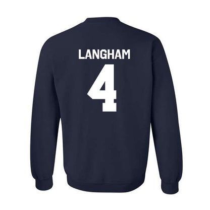 Butler - NCAA Women's Basketball : Kennedy Langham - Classic Shersey Crewneck Sweatshirt-1