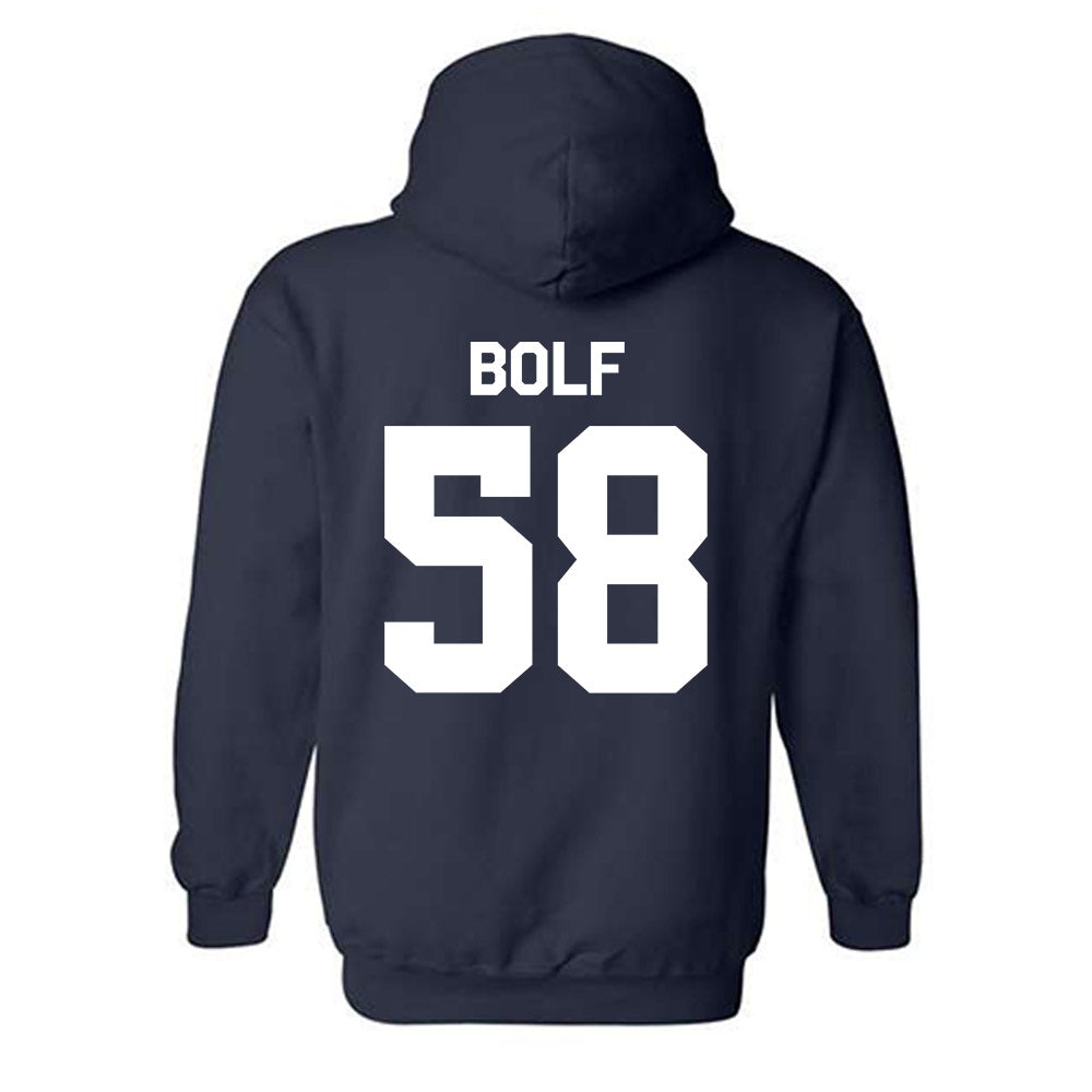 Butler - NCAA Football : Andy Bolf - Classic Shersey Hooded Sweatshirt-1