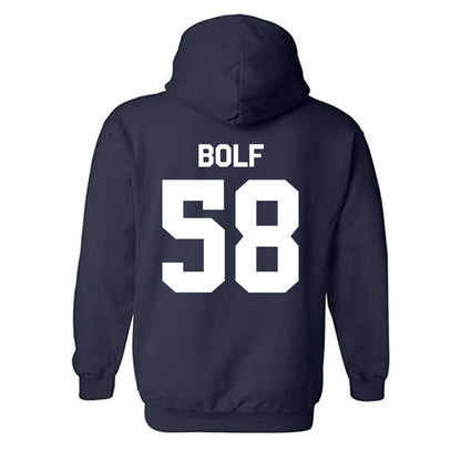 Butler - NCAA Football : Andy Bolf - Classic Shersey Hooded Sweatshirt-1