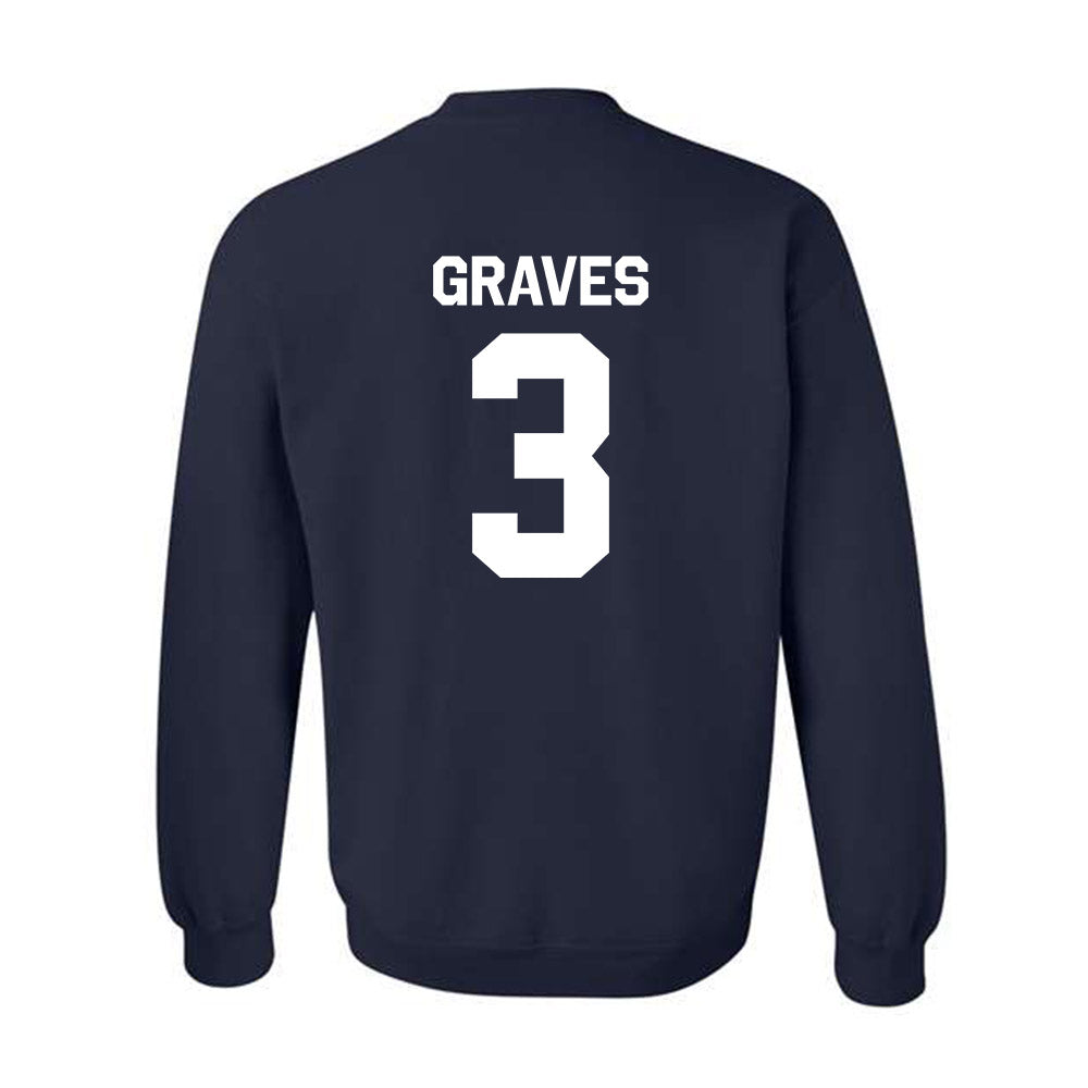 Butler - NCAA Women's Soccer : Chrissy Graves - Classic Shersey Crewneck Sweatshirt-1