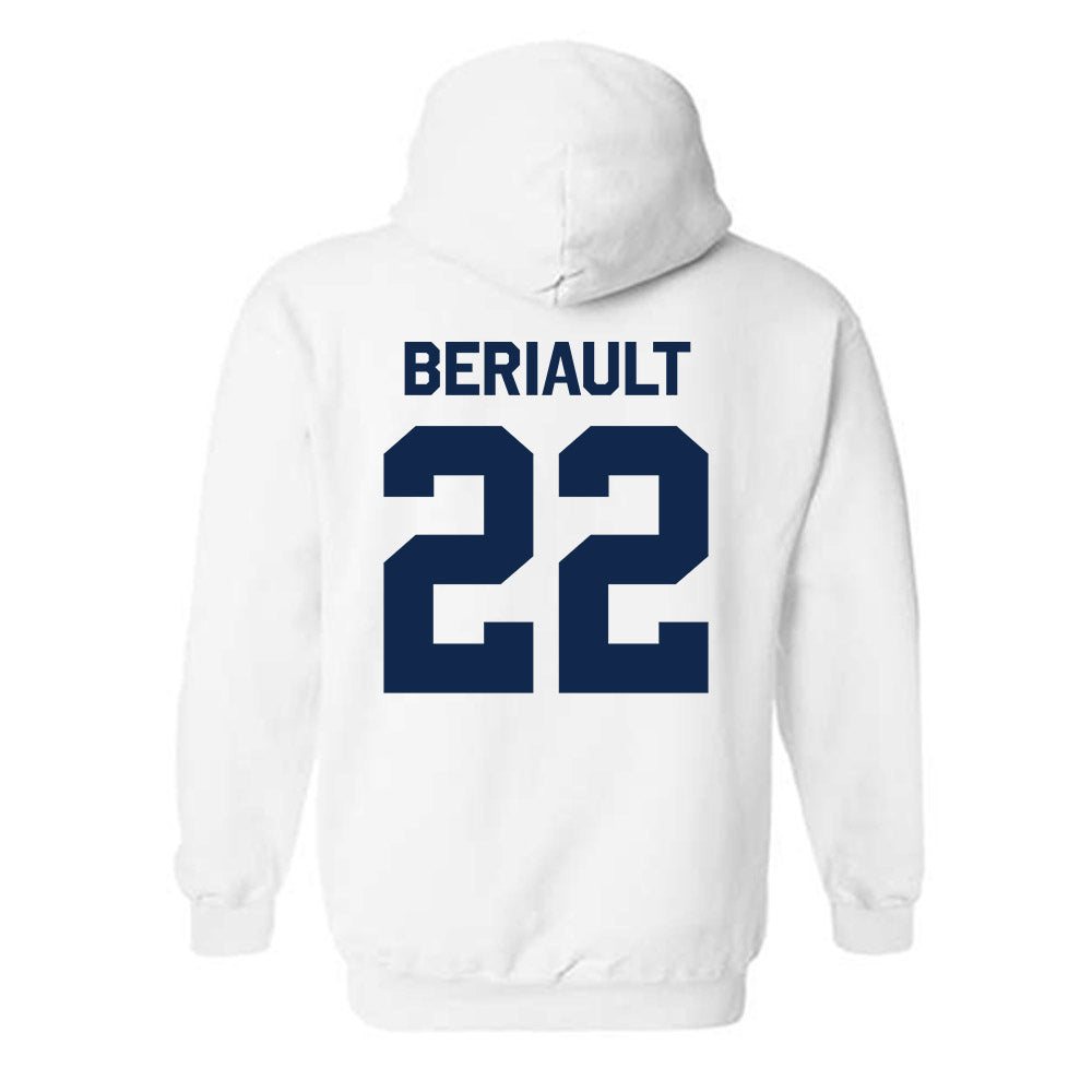 Butler - NCAA Football : Madden Beriault - Classic Shersey Hooded Sweatshirt-1